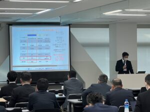 株式会社シェルタージャパン代表・矢野昭彦によるJ-PITA講演の様子